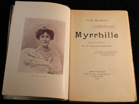 pougy, myrrhille, per lamm, 1899, originale, roman, portrait, courtisane
