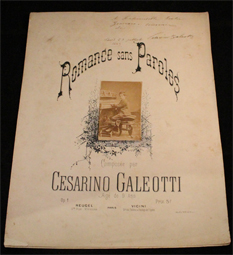 galeotti, romance, sans, paroles, heugel, 1883, original, photographe, partition, score